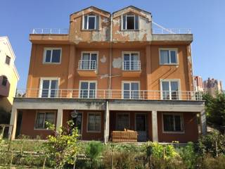 HEBART MİMARLIK DEKORASYON HZMT.LTD.ŞTİ. – Bahçeşehir villa - Öncesi ve sonrası:  tarz 