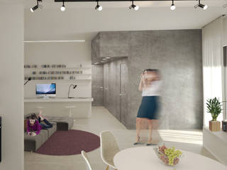 Casa CST, silvia spina architettura silvia spina architettura Modern living room