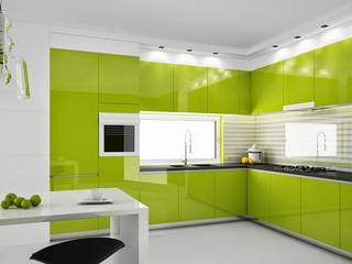 Mới lạ với mẫu nhà bếp màu xanh từ nội thất đến không gian, Thương hiệu Nội Thất Hoàn Mỹ Thương hiệu Nội Thất Hoàn Mỹ Modern Kitchen