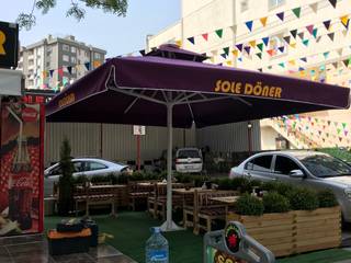 SOLE DÖNER ŞEMSİYESİ, Akaydın şemsiye Akaydın şemsiye Front yard Aluminium/Zinc Purple/Violet