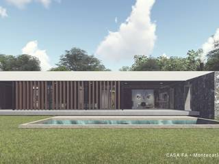 CASA FA | Montecarlo | Misiones, Estudio Táva Estudio Táva Casas ecológicas Vidrio