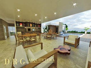 Casa Reserva, DRG ARQUITETURA DRG ARQUITETURA モダンデザインの テラス