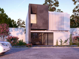 RESIDENCIA " LOMAS DEL VALLE", 3h arquitectos 3h arquitectos บ้านและที่อยู่อาศัย