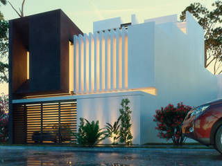 RESIDENCIA " LOMAS DEL VALLE", 3h arquitectos 3h arquitectos Rumah Modern