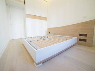 Una Casa Moderna, Falegnameria Grelli Falegnameria Grelli Camera da letto moderna Legno Effetto legno