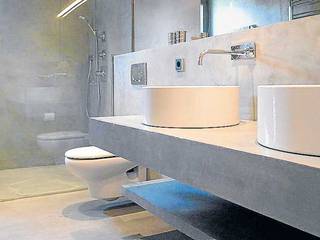 Baños en Microcemento, BauDesign BauDesign モダンスタイルの お風呂