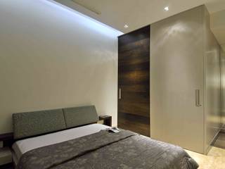 SERVICE APARTMENT AT KHAR, smstudio smstudio ห้องนอน