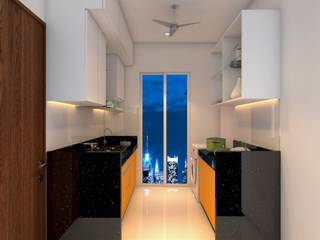 SANJAY DICHOLKAR FLAT , Interioarch Design Lab Interioarch Design Lab Muebles de cocinas Granito