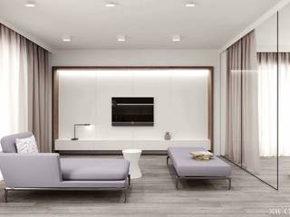 輕裝修專案, 深白舍空間設計工作室 深白舍空間設計工作室 现代客厅設計點子、靈感 & 圖片