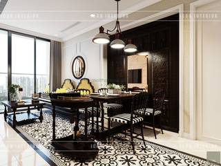 Thiết kế căn hộ Vinhomes Golden River - Phong cách thiết kế mang tiếng vọng xưa, ICON INTERIOR ICON INTERIOR Asian style dining room