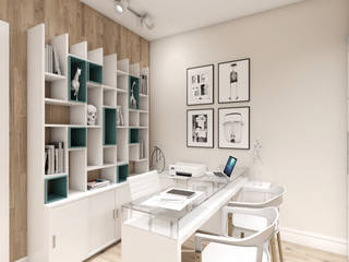 Home Office | Consultório, Agenor Gomes Arquitetura + Design Agenor Gomes Arquitetura + Design Escritórios modernos