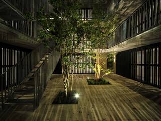 トレステージ浜田山, HAN環境・建築設計事務所 HAN環境・建築設計事務所 モダンな庭