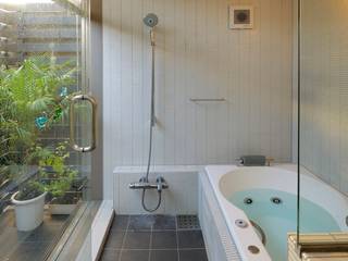 奥沢の家, HAN環境・建築設計事務所 HAN環境・建築設計事務所 北欧スタイルの お風呂・バスルーム