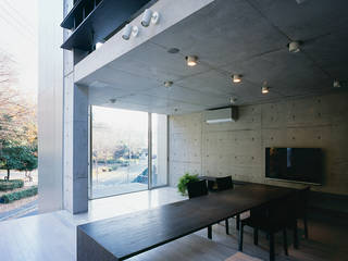 都筑の家 / House in Tsuzuki, 庄司寛建築設計事務所 / HIROSHI SHOJI ARCHITECT&ASSOCIATES 庄司寛建築設計事務所 / HIROSHI SHOJI ARCHITECT&ASSOCIATES Salas de estilo moderno