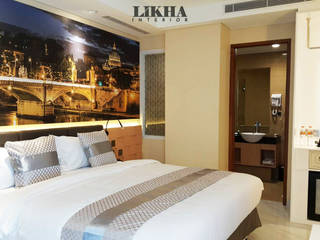 HOTEL ELEGAN DAN NYAMAN di Grand Viveana, Likha Interior Likha Interior Commercial spaces Plywood