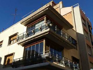 Cerramientos de cristal en Alcoy, Viseka Viseka Mehrfamilienhaus Glas