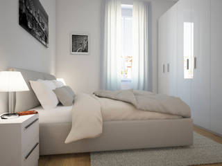 "Due camera da letto.....e due zone giorno!", MC Ristrutturare Casa MC Ristrutturare Casa Modern style bedroom