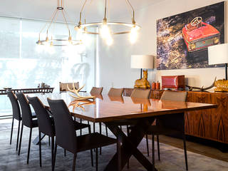 PROJETO EM MORADIA DE MATOSINHOS, TGV Interiores TGV Interiores Eclectic style dining room