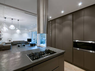 casa SE, Arabella Rocca Architettura e Design Arabella Rocca Architettura e Design Built-in kitchens