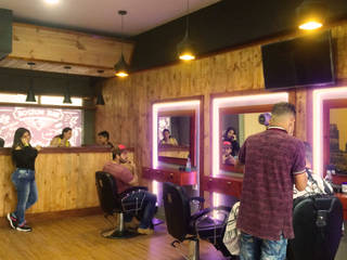 Boston Barber Club, Diseñador Paul Soto Diseñador Paul Soto Commercial spaces Wood Wood effect