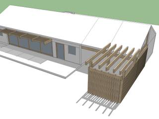 Proyecto Casa (Extendida) 150m2, Constructora Rukalihuen Constructora Rukalihuen Wooden houses Wood