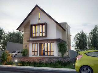 Rumah Tinggal - Bpk. Dasman Hadi, graha reka arsidea graha reka arsidea Detached home Bricks