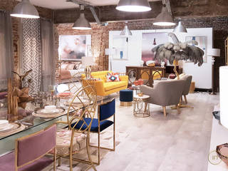 The Loft, Muebles Marieta Muebles Marieta ห้องนั่งเล่น