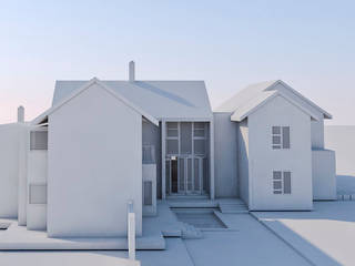 Copperleaf Estate - White Model 3D, LINE Creative Interiors LINE Creative Interiors