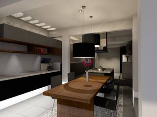 Diseño Cocina, A/K Arquitectura A/K Arquitectura Built-in kitchens