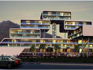 Habitat, Mixed use development, retail, office and serviced apartment, Form & Function Form & Function Ticari alanlar