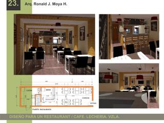 Diseño para Cafe, Arquigroup Arquigroup Single family home Engineered Wood Transparent