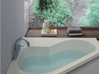 Vasca angolare Diamante 120x120xH55, Jo-Bagno.it Jo-Bagno.it Modern bathroom Wood-Plastic Composite Bathtubs & showers