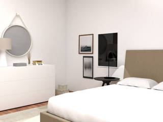 O quarto industrial, IAM Interiores IAM Interiores Industrial style bedroom