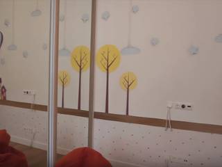 Детская в доме в эко-стиле, "Комфорт Дизайн" 'Комфорт Дизайн' Детские спальни Дерево Эффект древесины
