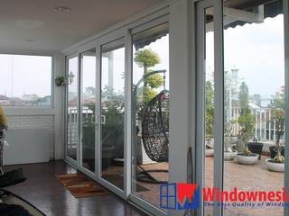 Pintu Sliding UPVC, PT. Podomoro Windownesia PT. Podomoro Windownesia حديقة