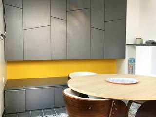 Extension BL01, 3B Architecture 3B Architecture Modern dining room Wood Grey