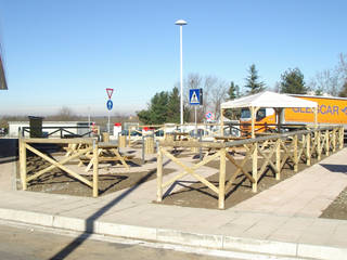 DEHOR AUTOGRILL TREBBIA NORD-A1, ONLYWOOD ONLYWOOD Commercial spaces Wood