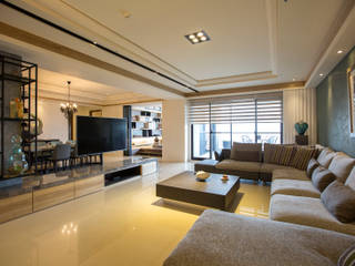 富立建設/耘非凡-旅程藍圖, SING萬寶隆空間設計 SING萬寶隆空間設計 Modern Living Room