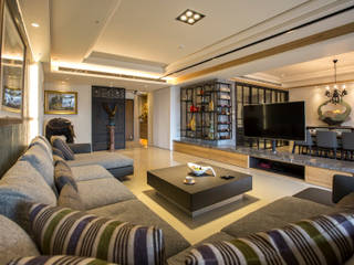 富立建設/耘非凡-旅程藍圖, SING萬寶隆空間設計 SING萬寶隆空間設計 Modern Living Room