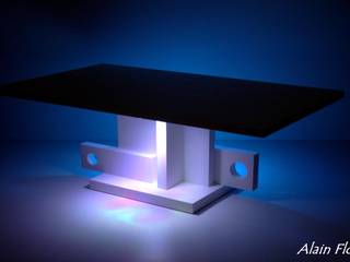 Table de salon design OFELINE 20 LED sans fil, VPA DESIGN VPA DESIGN Salon moderne MDF