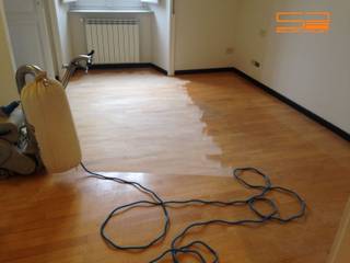 Rilamatura parquet massello in acero., Soloparquet Srl Soloparquet Srl