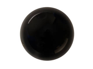 Ceramics handles - Round 3,5 cm / 1,58" - colour black glossy glaze, Viola Ceramics Studio Viola Ceramics Studio غرف اخرى سيراميك