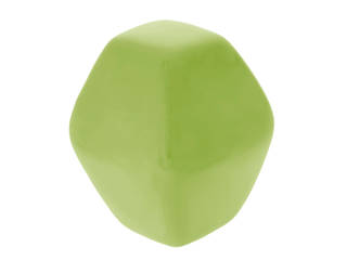 Ceramics handles - Diamond - colour lime green glaze, Viola Ceramics Studio Viola Ceramics Studio غرف اخرى سيراميك