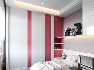 Condominium—KELANTAN,Malaysia, Enrich Artlife & Interior Design Sdn Bhd Enrich Artlife & Interior Design Sdn Bhd ห้องนอน