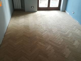 Recupero dei piani di posa e installazione di parquet in rovere, Soloparquet Srl Soloparquet Srl