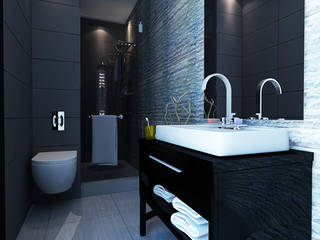 Apartment Aston Ancol , Elora Desain Elora Desain Modern Banyo