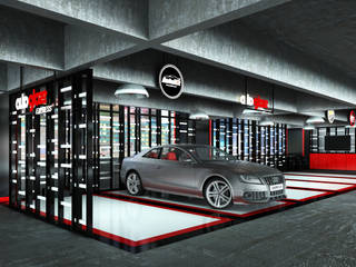 Autoglaze Outlets , Elora Desain Elora Desain Commercial spaces