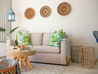 Cape Town Apartment, Principia Design Principia Design Eclectic style living room