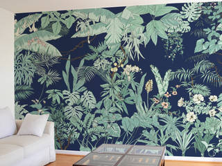 Papier peint Jungle Tropical BORNÉO, Ohmywall Ohmywall Tropische Wände & Böden