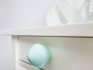 Ceramics handles – Little top – colour pastel mint glossy glaze, Viola Ceramics Studio Viola Ceramics Studio ArtePiezas de Arte Cerámico Azul